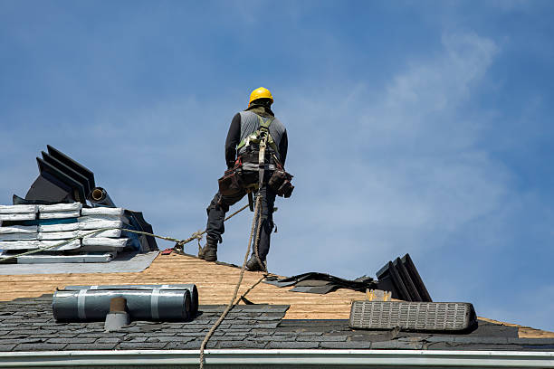 Professional Roofing technician working in Swanton, MD